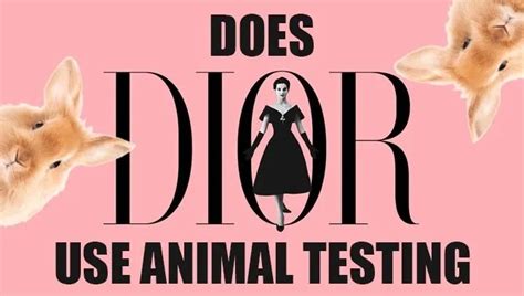 do dior test on animals